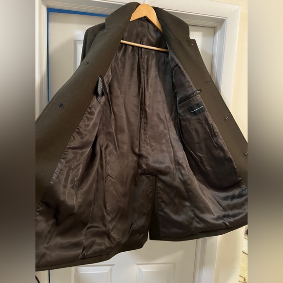 Club monaco Mens loukas funnel neck wool coat - Picture 9 of 10